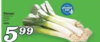 Marché Richelieu POIREAUX | LEEKS offer