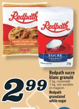 Marché Richelieu SUCRE BLANC GRANULÉ REDPATH | REDPATH GRANULATED WHITE SUGAR offer