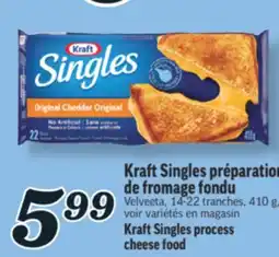 Marché Richelieu Singles préparation de fromage fondu Kraft | Kraft Singles process cheese food offer