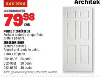 BMR PORTE D'INTÉRIEUR offer