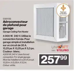 Patrick Morin Garage Ceiling Fan Heater offer