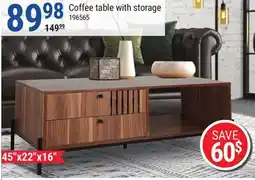 Rossy Coffee table with storage offer