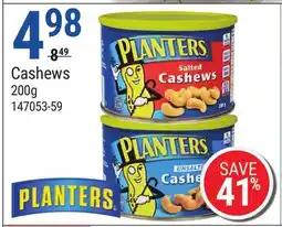 Rossy PLANTERS Cashews offer