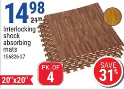 Rossy Interlocking shock absorbing mats offer