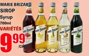 Marche Salaberry MARIE BRIZARD SIROP offer