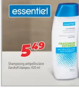 Familiprix Essentiel Dandruff shampoo, 420 ml offer