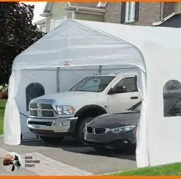 Canac Deluxe Double Car Shelter offer