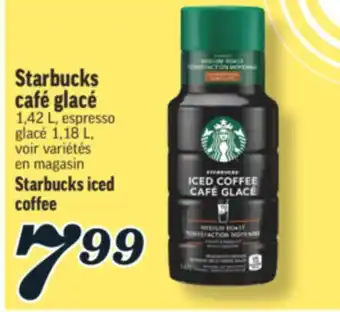 Marché Richelieu STARBUCKS CAFÉ GLACÉ | STARBUCKS ICED COFFEE offer