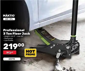 Bumper to Bumper Professional 3 Ton Floor Jack offer