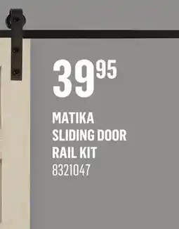Canac Matika Sliding Door Rail Kit offer