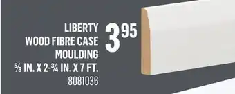 Canac Liberty Wood Fibre Case Moulding 5/8 in. x 2-3/4 in. x 7 ft offer