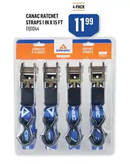 Canac Canac Ratchet Straps 1 in x 15 ft offer