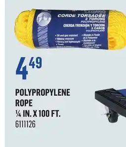 Canac Polypropylene Rope 1/4 in. x 100 ft offer