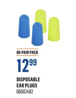 Canac Disposable Ear Plugs offer