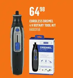 Canac Cordless Dremel 4 V Rotary Tool Kit offer