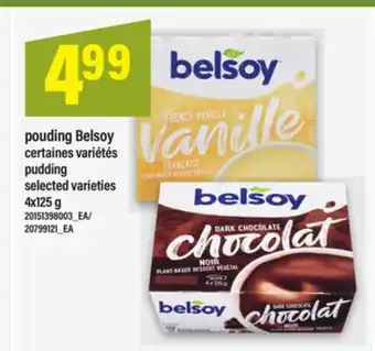 Maxi pouding Belsoy | pudding, 4x125 g offer
