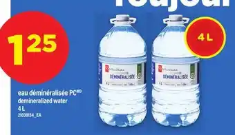 Maxi eau déminéralisée PCMD | demineralized water 4 L offer