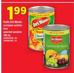 Maxi fruits Del Monte | fruit, 398 mL offer