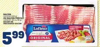 Marché Bonichoix LAFLEUR BACON OR PRECOOKED BACON offer