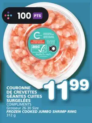 Marches Tradition COMPLIMENTS FROZEN COOKED JUMBO SHRIMP RING offer