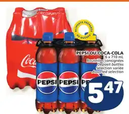 Marché Bonichoix PEPSI OR COCA-COLA offer