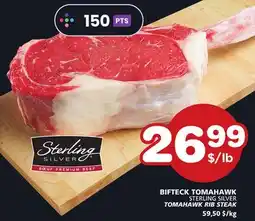 Marches Tradition STERLING SILVER TOMAHAWK RIB STEAK offer