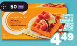 Marches Tradition COMPLIMENTS FROZEN BELGIAN WAFFLES offer