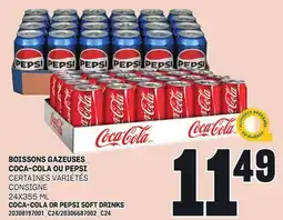 Provigo BOISSONS GAZEUSES COCA-COLA OU PEPSI, 24X355 ML offer