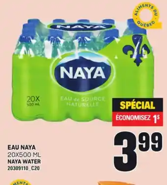 Provigo EAU NAYA, 20X500 ML offer