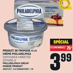 Provigo PRODUIT DE FROMAGE À LA CRÈME PHILADELPHIA, 227/250 G offer