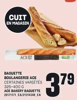 Provigo BAGUETTE BOULANGERIE ACE, 325-400 G offer