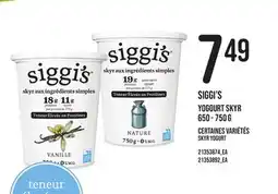 Provigo SIGGI'S YOGOURT SKYR, 650 - 750 G offer