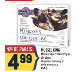 Marché Adonis MUSSEL KING Moules sauce thaï curry ou vin blanc | Mussels in thaï curry or white wine sauce offer