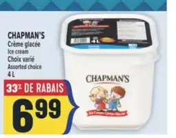 Marché Adonis CHAPMAN'S CRÈME GLACÉE | ICE CREAM offer