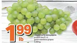 L'Intermarché RAISINS VERTS SANS PÉPINS offer