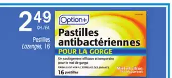 Uniprix OPTION+ Pastilles /Lozenges offer