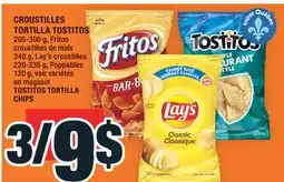 Super C CROUSTILLES TORTILLA TOSTITOS | TOSTITOS TORTILLA CHIPS offer