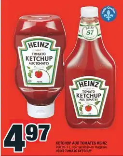 Super C KETCHUP AUX TOMATES HEINZ | HEINZ TOMATO KETCHUP offer