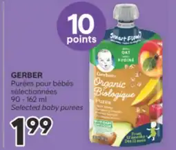 Brunet GERBER Purées pour bébés sélectionnées offer