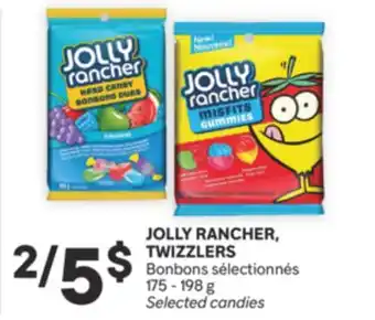 Brunet JOLLY RANCHER, TWIZZLERS Bonbons sélectionnés offer