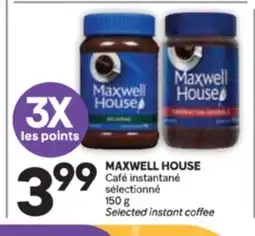 Brunet MAXWELL HOUSE Café instantané sélectionné g instant coffee offer