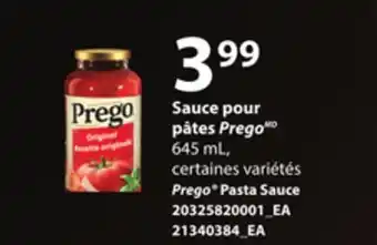 Provigo SAUCE POUR PÂTES PREGO, 645 ML offer
