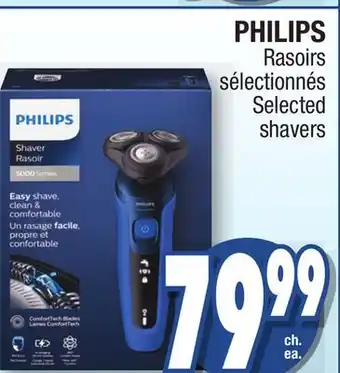 Jean Coutu PHILIPS Selected shavers offer