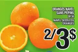 Marche Ami ORANGES NAVEL SANS PÉPINS | NAVEL SEEDLESS ORANGES offer