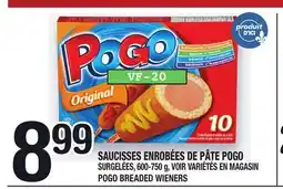 Marche Ami SAUCISSES ENROBÉES DE PÂTE POGO | POGO BREADED WIENERS offer