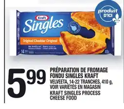 PRÉPARATION DE FROMAGE FONDU SINGLES KRAFT | KRAFT SINGLES PROCESS CHEESE FOOD