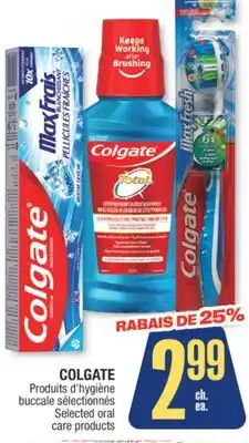 Jean Coutu COLGATE Selected oral care products offer