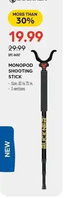 Pronature MONOPOD SHOOTING STICK offer