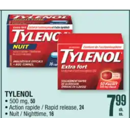Jean Coutu TYLENOL 500 mg offer
