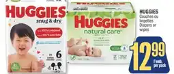 Jean Coutu HUGGIES Diapers or wipes offer